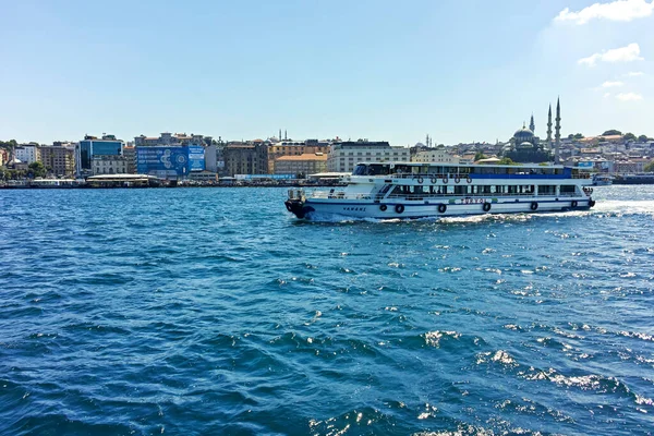 Istanbul Turkey Ιουλίου 2019 Πανόραμα Από Τον Βόσπορο Στην Κωνσταντινούπολη — Φωτογραφία Αρχείου