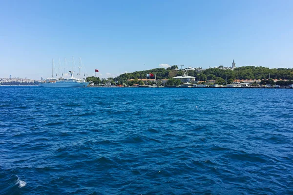 Istanbul Turkey July 2019 Panorama Bosporus Golden Horn City Istanbul — Stock Photo, Image