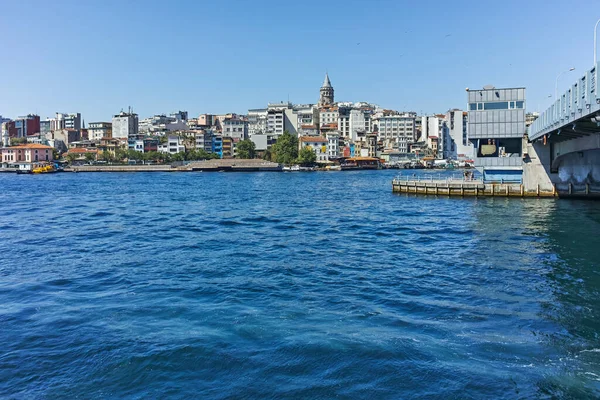 Istanbul Türkei Juli 2019 Panorama Vom Bosporus Und Goldenem Horn — Stockfoto