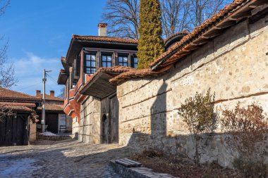 KOPRIVSHTITSA, BULGARIA - 25 Ocak 2020: Bulgaristan 'ın Sofya Bölgesi Koprivshtitsa kentindeki Todor Kableshkov Müzesi