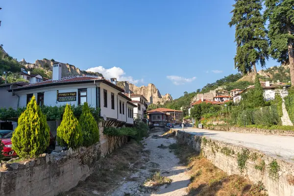 Melnik Bulgarien Juni 2020 Typische Straßen Und Alte Häuser Der — Stockfoto