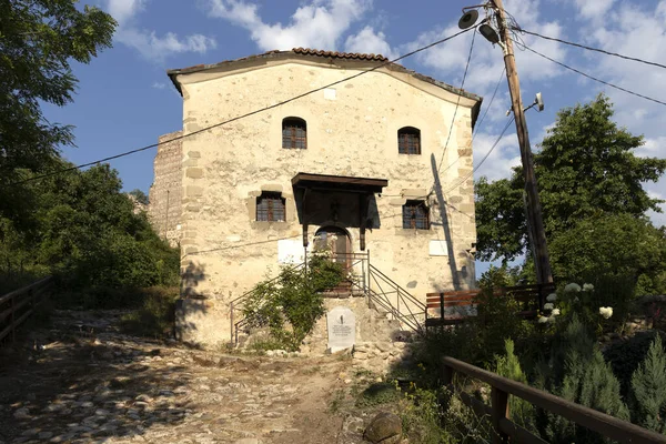 Melnik Bulgarije Juni 2020 Typische Straat Oude Huizen Historische Stad — Stockfoto