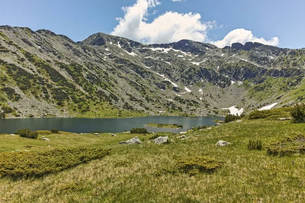 Paisagem Incrível Perto Dos Lagos Peixe Ribni Ezera Montanha Rila — Fotografia de Stock