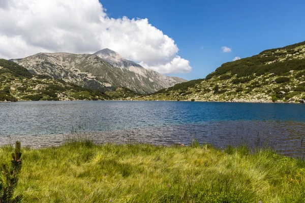 Increíble Paisaje Del Lago Fish Banderitsa Montaña Pirin Bulgaria — Foto de Stock