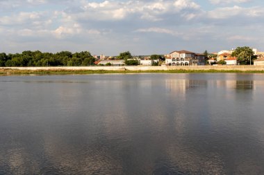 Maritsa Nehri, Bulgaristan 'ın Haskovo Bölgesi' nin Svilengrad kasabasından geçiyor