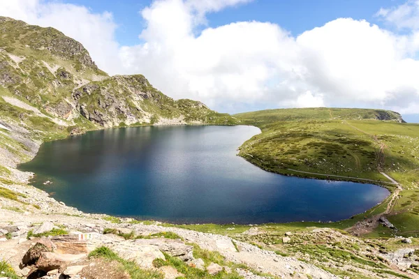 Amazing Landscape Seven Rila Lakes Rila Mountain Bulgária — Stock Fotó
