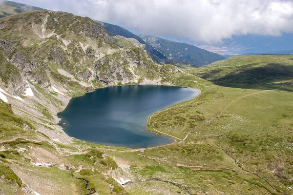 Paysage Incroyable Des Sept Lacs Rila Montagne Rila Bulgarie — Photo