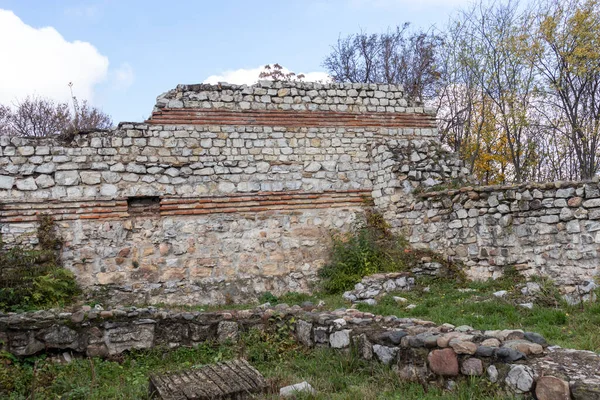 Zřícenina Antického Opevnění Castra Montanensium Městě Montana Bulharsko — Stock fotografie