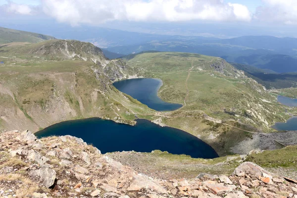 Amazing Landscape Seven Rila Lakes Rila Mountain Bulgária — Stock Fotó