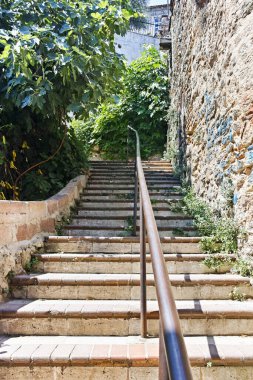 İstanbul, Türkiye - 27 Temmuz 2019: İstanbul 'un Balat ilçesinde tipik sokak ve bina