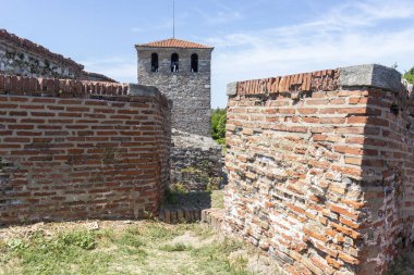Bulgaristan 'ın Vidin kentindeki Tuna Nehri kıyısındaki Ortaçağ Baba Vida Kalesi