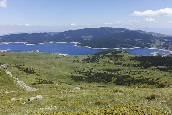 Pemandangan Menakjubkan Dengan Belmeken Reservoir Rila Gunung Bulgaria — Stok Foto