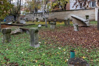 MONTANA, BULGARIA - 22 Kasım 2020: Bulgaristan 'ın Montana kentinin merkezindeki Tarih Müzesi