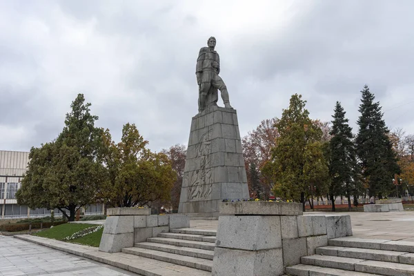 Montana Bulharsko Listopadu 2020 Památník Zářijového Povstání 1923 Centru Města — Stock fotografie