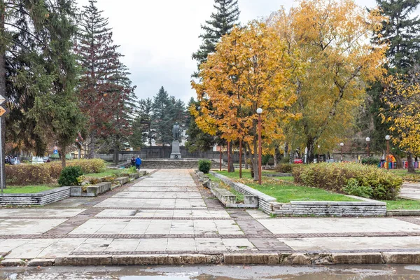 Montana Bulgarien November 2020 Typisches Gebäude Und Straße Zentrum Von — Stockfoto