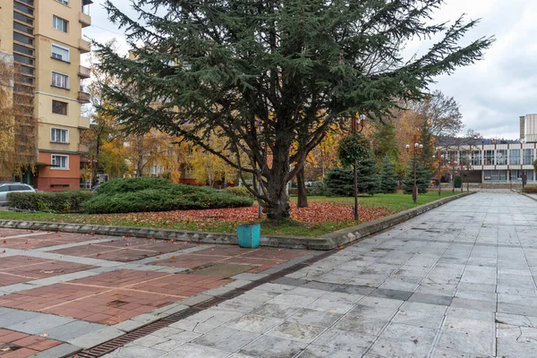 Montana Bulgaria Novembre 2020 Tipico Edificio Strada Nel Centro Della — Foto Stock