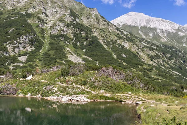 Summer Landscape Pirin Mountain Vihren Hut Bulgaria — Stok Foto