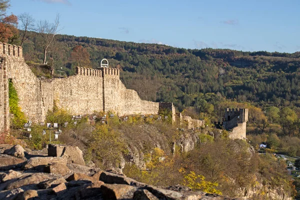 Ruines Capitale Second Empire Bulgare Bastion Médiéval Tsarevets Veliko Tarnovo — Photo