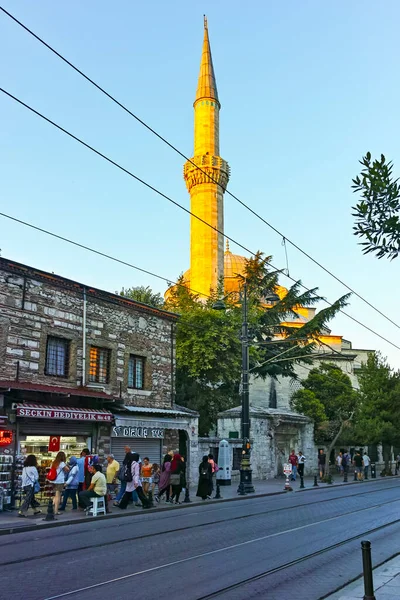 Istanbul Türkei Juli 2019 Typisches Gebäude Und Straße Stadtteil Laleli — Stockfoto