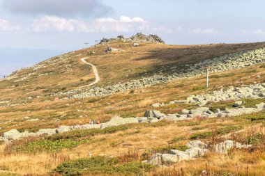 İnanılmaz Sonbahar Manzarası Vitosha Dağı, Sofya Şehir Bölgesi, Bulgaristan
