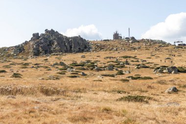 İnanılmaz Sonbahar Manzarası Vitosha Dağı, Sofya Şehir Bölgesi, Bulgaristan