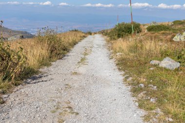 İnanılmaz Sonbahar Manzarası Vitosha Dağı, Sofya Şehir Bölgesi, Bulgaristan