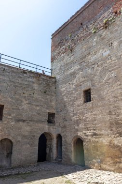 Bulgaristan 'ın Vidin kentindeki Tuna Nehri kıyısındaki Ortaçağ Baba Vida Kalesi