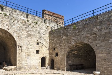 Bulgaristan 'ın Vidin kentindeki Tuna Nehri kıyısındaki Ortaçağ Baba Vida Kalesi