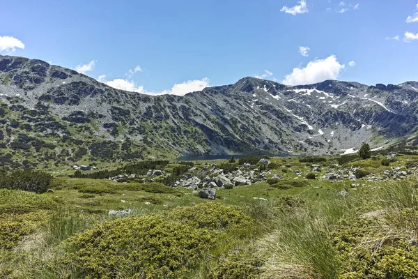 Fantastiskt Landskap Fisksjöarna Ribni Ezera Rila Berg Bulgarien — Stockfoto