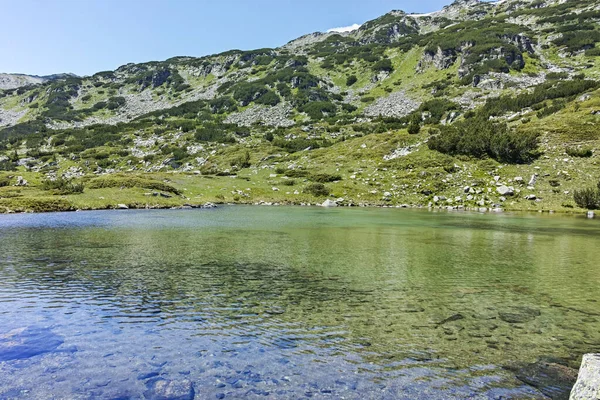 Niesamowity Krajobraz Jezior Ryba Ribni Ezera Góra Riła Bułgaria — Zdjęcie stockowe