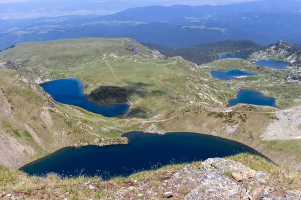 Удивительный Пейзаж Семи Рильских Озер Гора Рила Болгария — стоковое фото