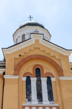 KREMIKOVTSI, SOFIA, BULGARIA - 6 Haziran 2020: Saint George, Sofya Şehir Bölgesi Ortaçağ Kremikovtsi Manastırı, Bulgaristan