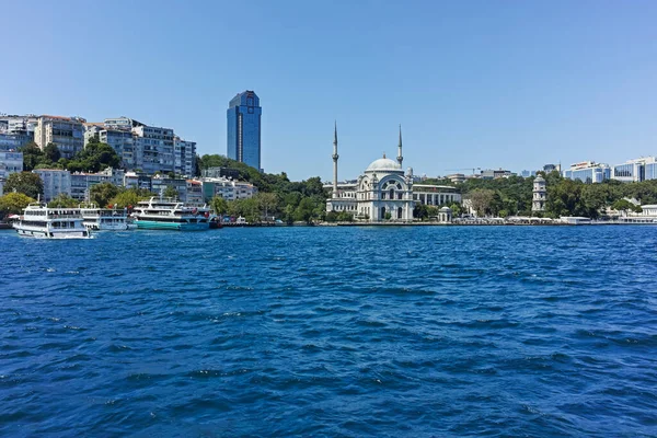 Istanbul Turkey Июля 2019 Года Удивительная Панорама Босфора Стамбула Турция — стоковое фото