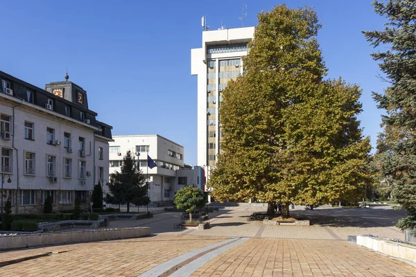 Lovech Bulgarien November 2020 Herbstpanorama Des Stadtzentrums Von Lovech Bulgarien — Stockfoto