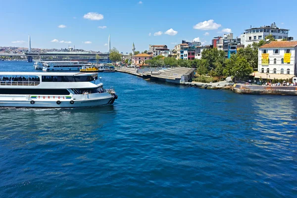 Ιστανβουλ Τουρκια Ιουλιου 2019 Καταπληκτικό Πανόραμα Από Τον Βόσπορο Στην — Φωτογραφία Αρχείου