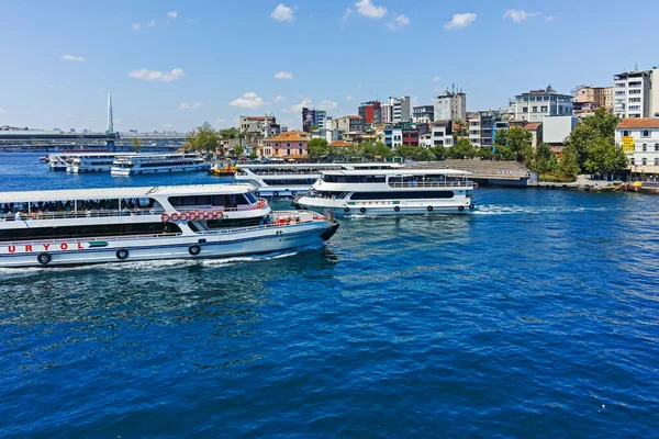 Istanbul Turchia Luglio 2019 Panorama Incredibile Dal Bosforo Alla Città — Foto Stock