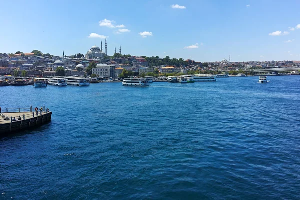 Istanbul Turkey Июля 2019 Года Удивительная Панорама Босфора Стамбула Турция — стоковое фото