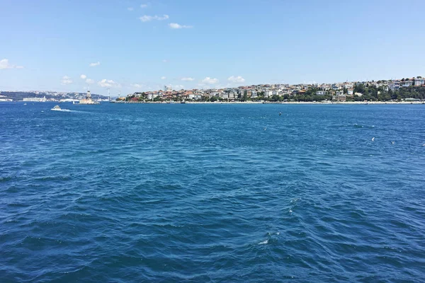 Istanbul Turkey July 2019 Bosporus 이스탄불의 도시로 놀라운 파노라마 — 스톡 사진