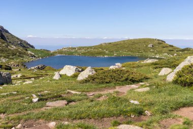 Yedi Rila Gölünün yaz manzarası, Rila Dağı, Bulgaristan