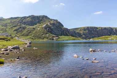 Yedi Rila Gölünün yaz manzarası, Rila Dağı, Bulgaristan
