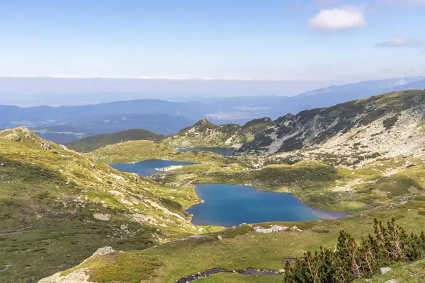 Pemandangan Musim Panas Seven Rila Lakes Rila Mountain Bulgaria — Stok Foto