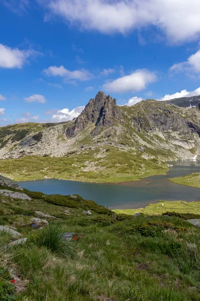 Letni Krajobraz Siedmiu Jezior Rila Góra Riła Bułgaria — Zdjęcie stockowe