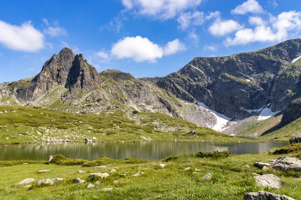 Paesaggio Estivo Dei Sette Laghi Rila Montagna Rila Bulgaria — Foto Stock