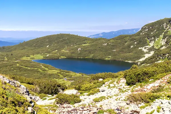 Pemandangan Musim Panas Seven Rila Lakes Rila Mountain Bulgaria — Stok Foto