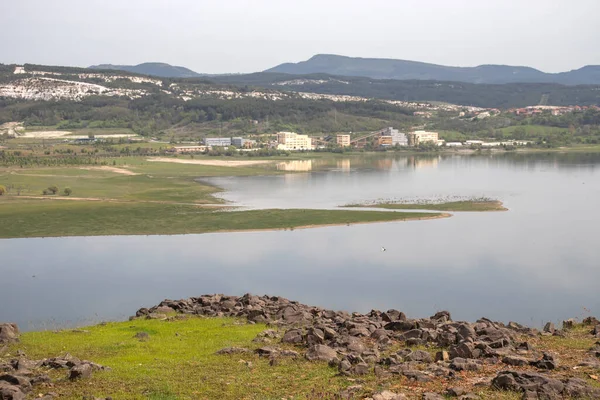 Paysage Avec Réservoir Studen Kladenets Région Kardzhali Bulgarie — Photo