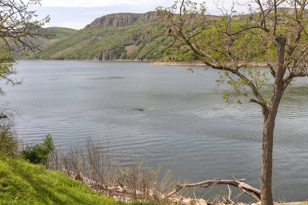 Paisaje Con Embalse Studen Kladenets Región Kardzhali Bulgaria —  Fotos de Stock