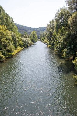 Pancharevo Gölü yaz manzarası, Sofya şehir bölgesi, Bulgaristan