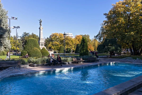 Ruse Bulgarien November 2020 Frihetsmonumentet Centrum Staden Ruse Bulgarien — Stockfoto