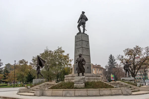 Pleven Bulgaria Novembre 2020 Incredibile Panorama Del Centro Della Città — Foto Stock