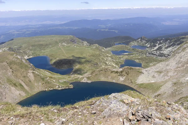 Hämmästyttävä Maisema Seitsemän Rila Järvet Rila Mountain Bulgaria — kuvapankkivalokuva